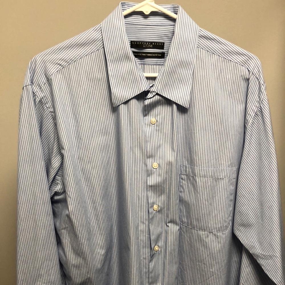 Geoffrey Beene Fitted Dress Shirt
